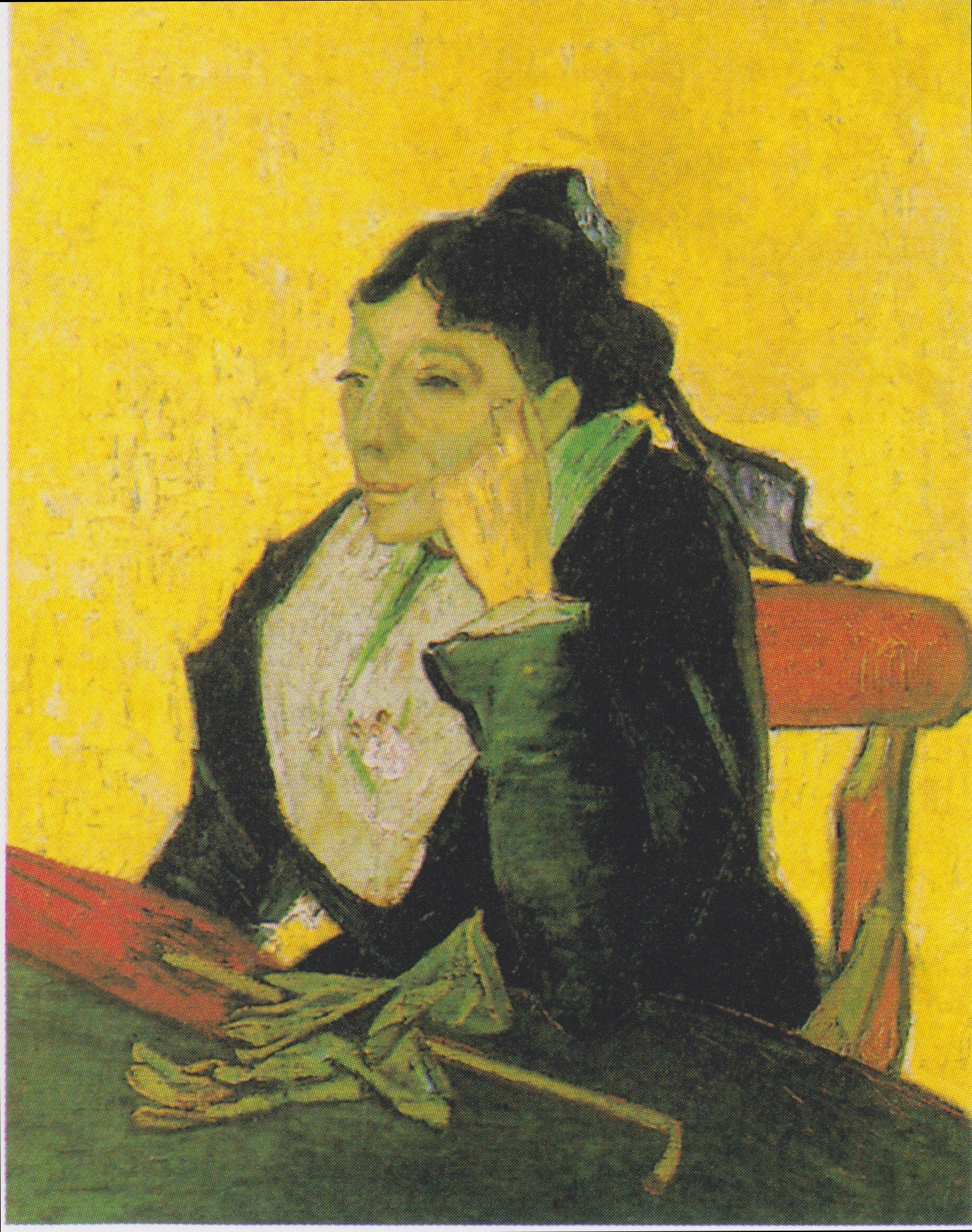 Reproduction du tableau « L'Arlésienne - Vincent van Gogh » par Alpha Reproduction en peinture à l’huile