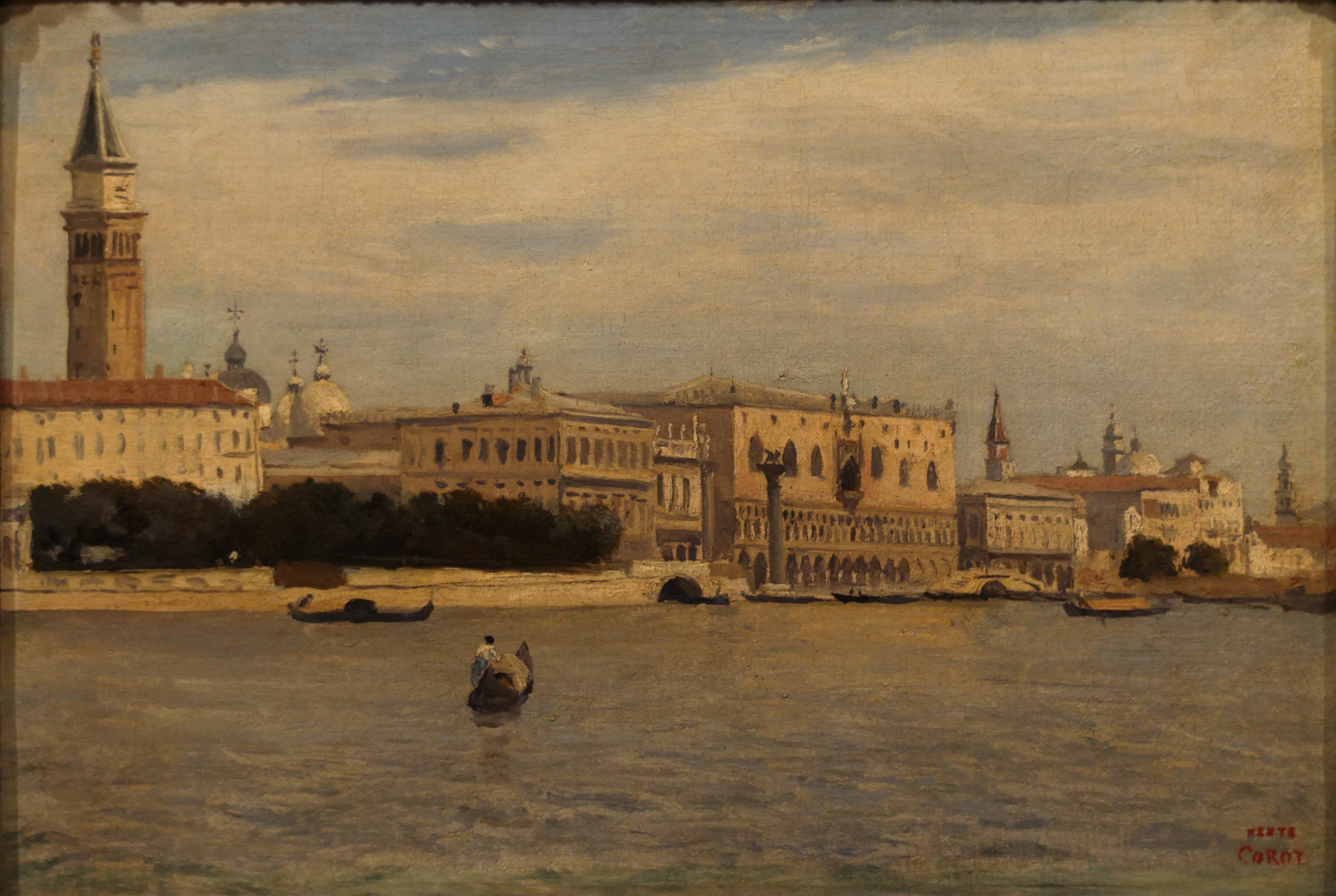 Venise, les quais vus de la Douane de mer - Jean-Baptiste Camille Corot