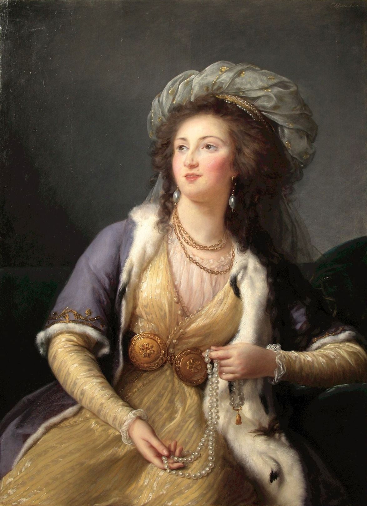 La Comtesse de Clermont-Tonnerreen sultane - Élisabeth Vigée Le Brun