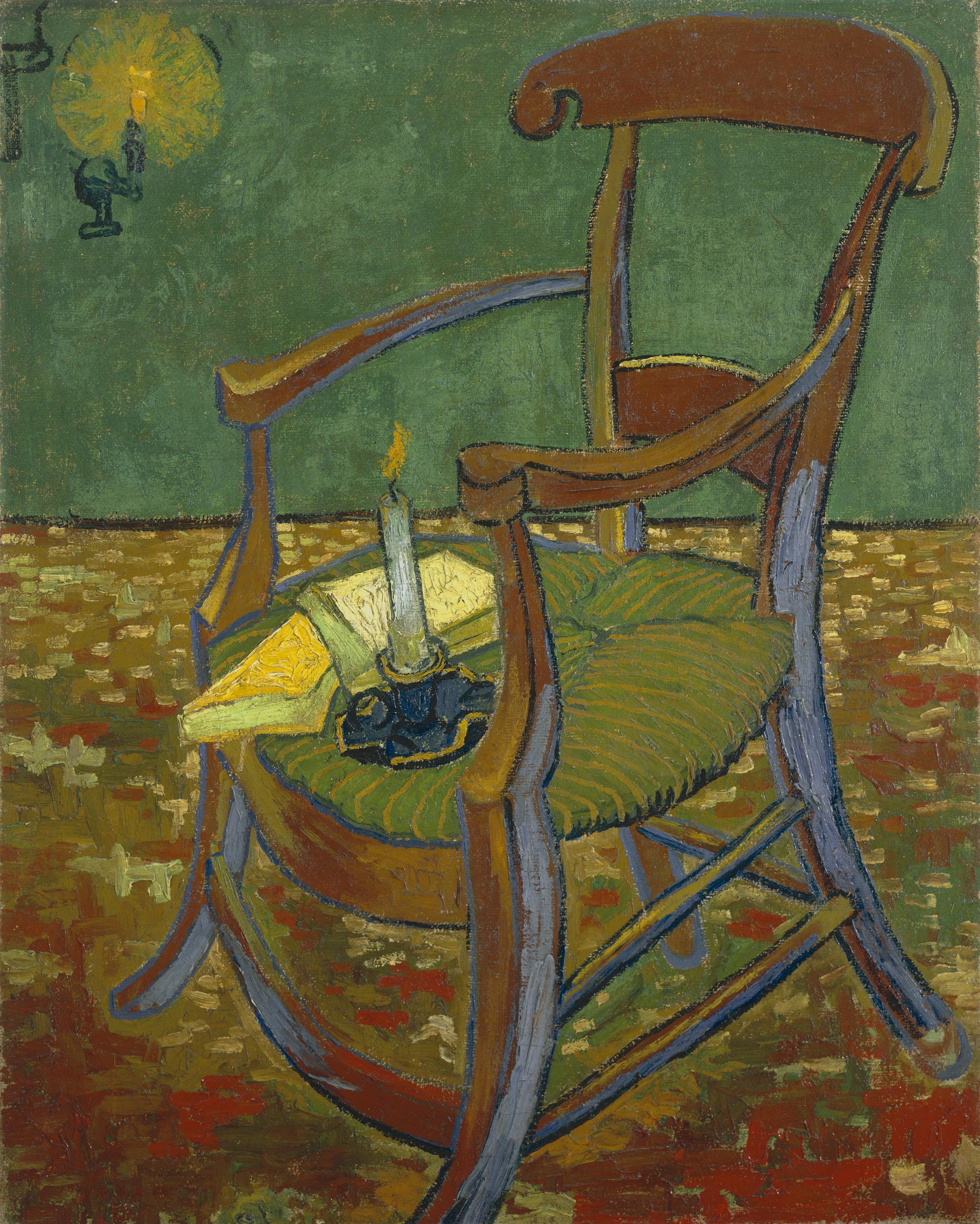 Reproduction du tableau « Le Fauteuil de Paul Gauguin - Vincent van Gogh » par Alpha Reproduction en peinture à l’huile