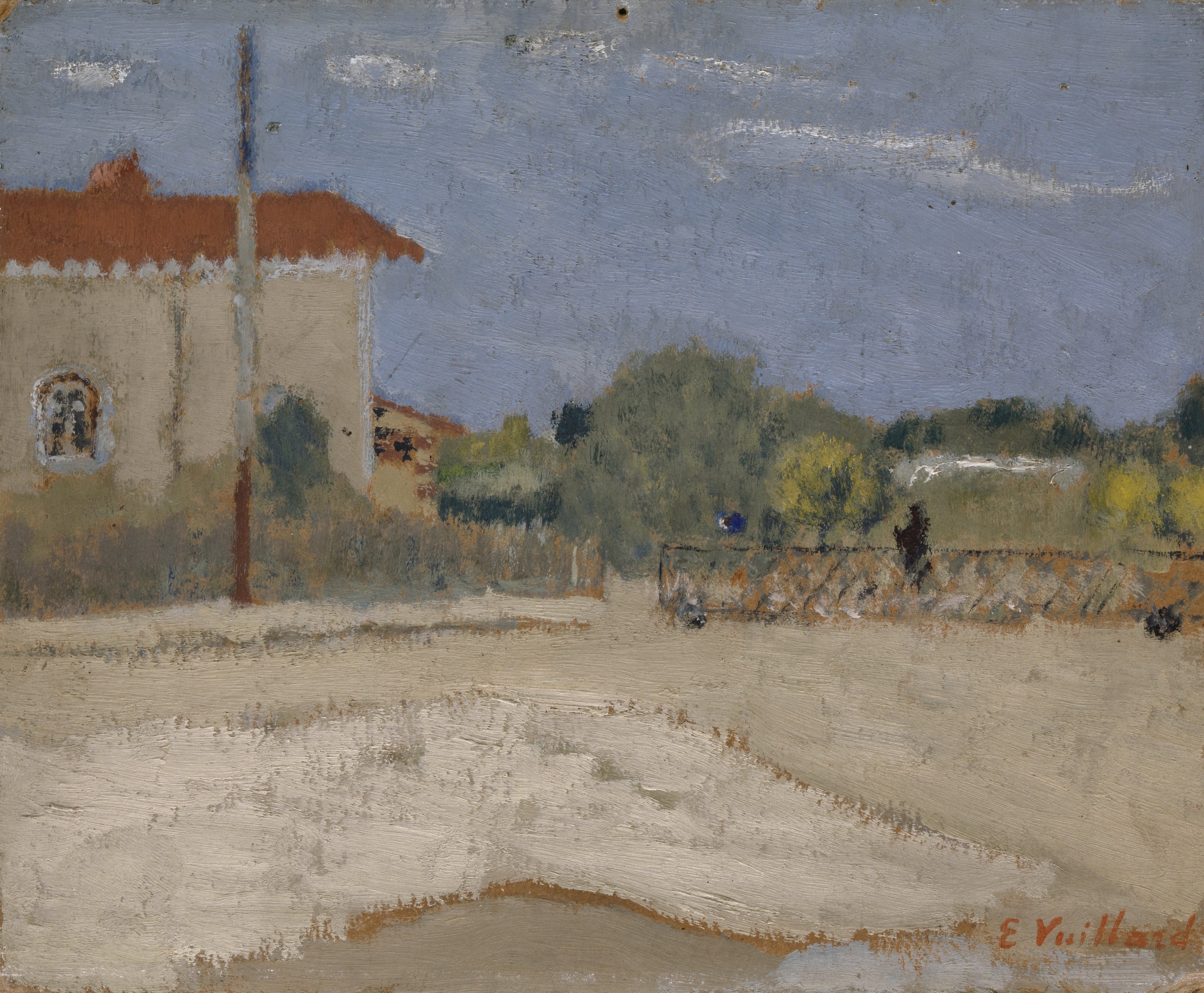 L'Étang-la-Ville. La gare - Édouard Vuillard