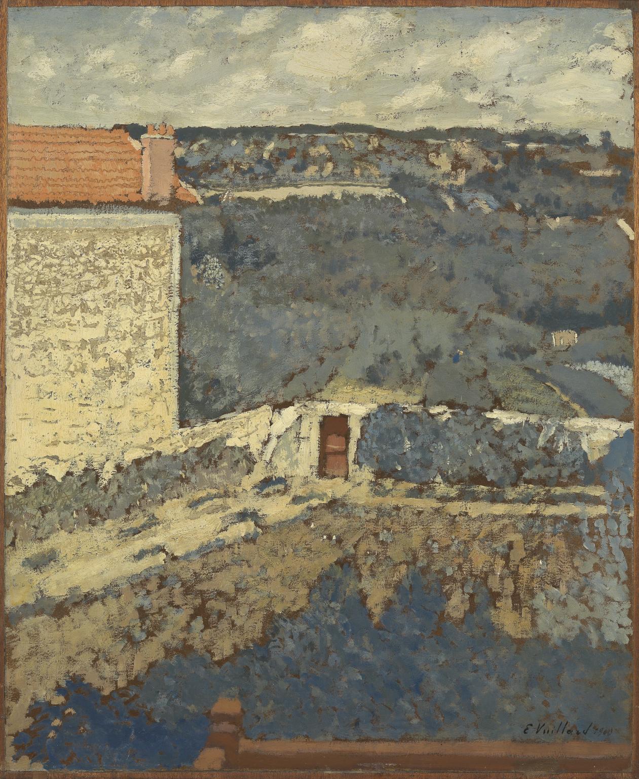 Paysage - Maison à gauche - Édouard Vuillard