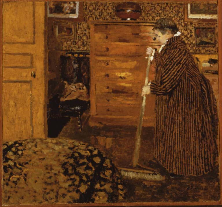 Femme balayant - Édouard Vuillard
