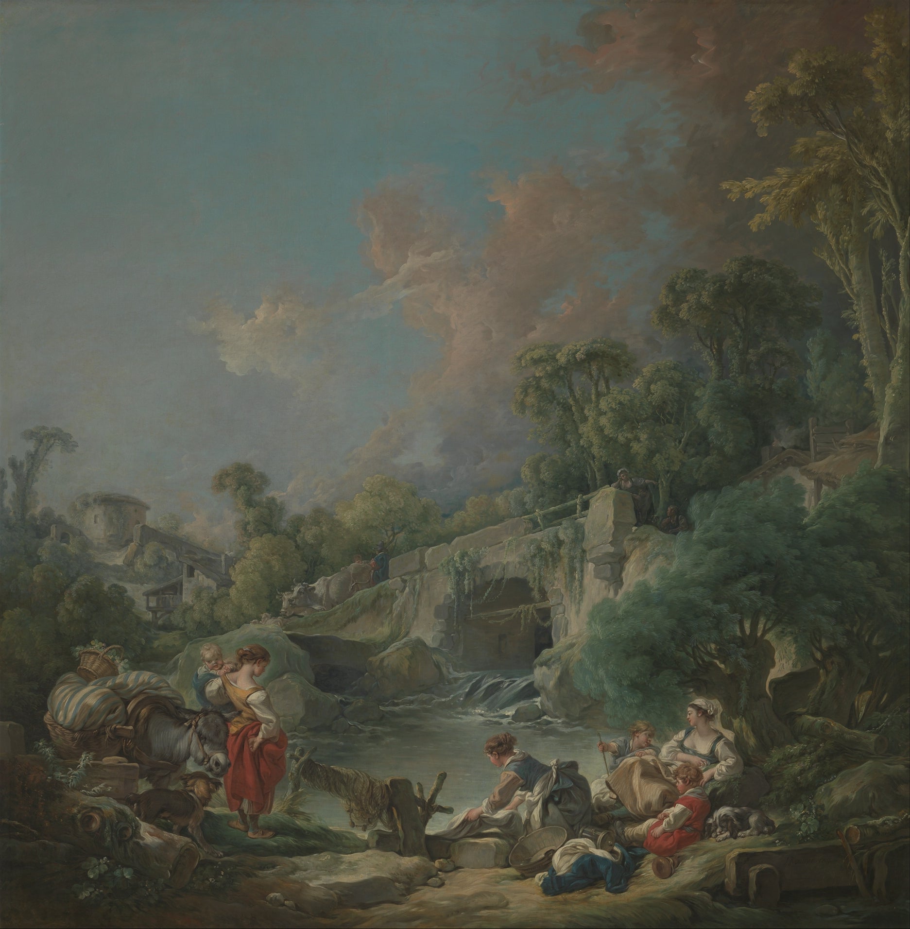 Lavandières - François Boucher