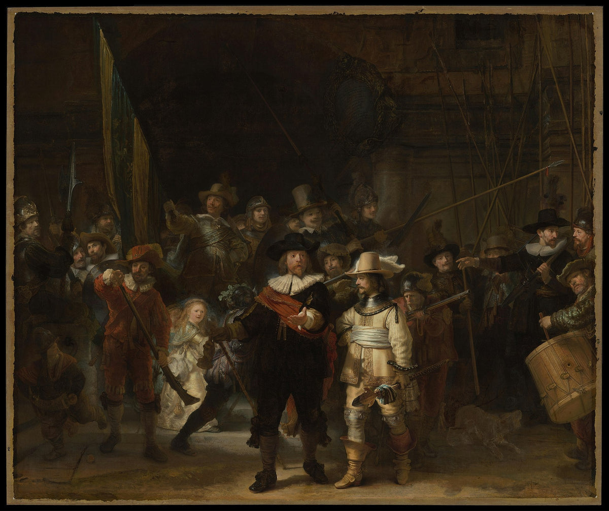 La Ronde de nuit de Rembrandt, emblème de l’art néerlandais du XVIIe siècle