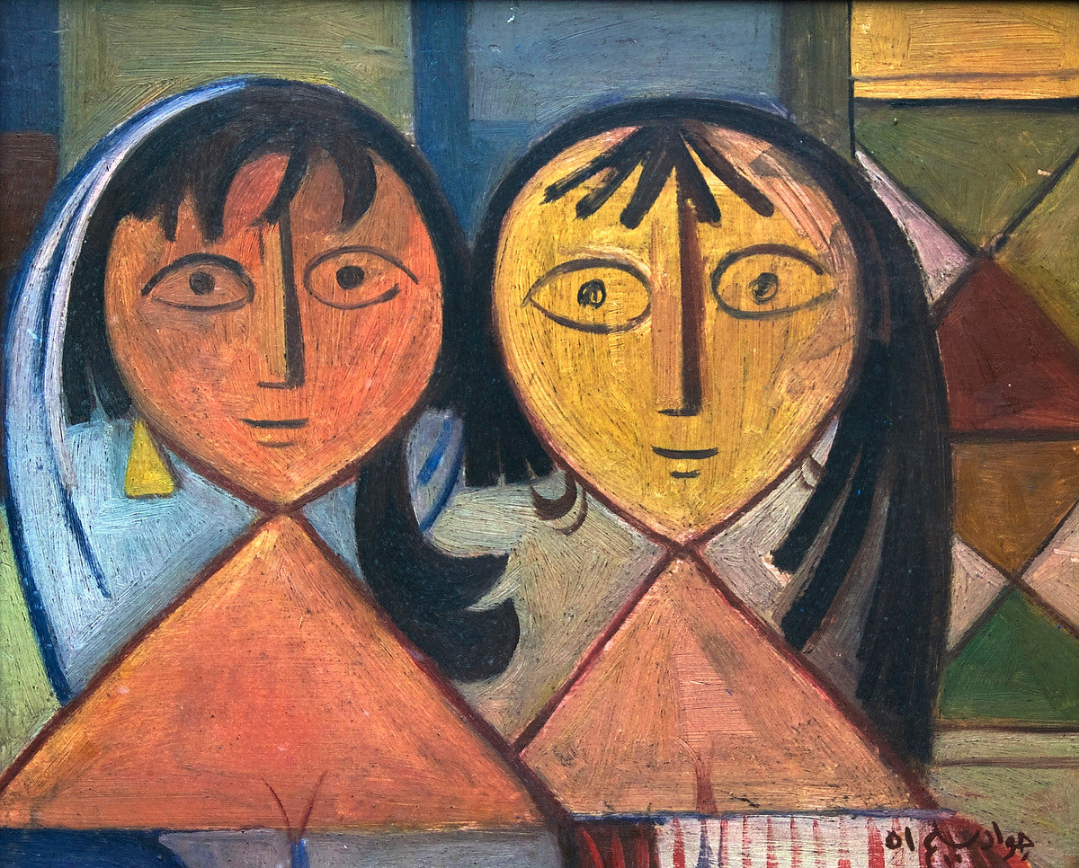 Sans titre (Deux figures), Jewad Selim