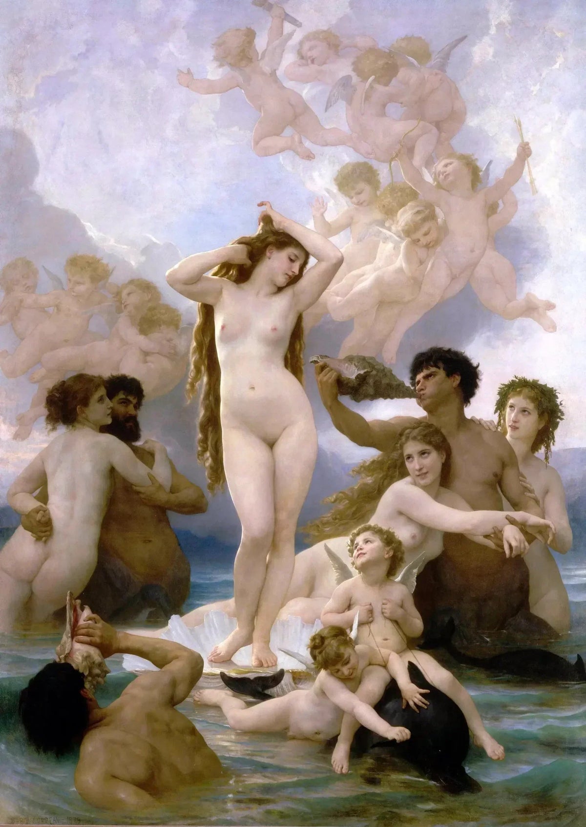 La Naissance de Vénus, William-Adolphe Bouguereau