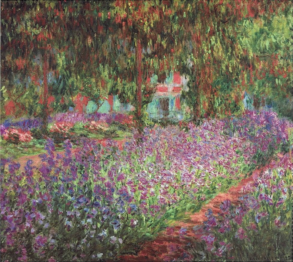 Le Jardin de l'artiste à Giverny par Claude Monet