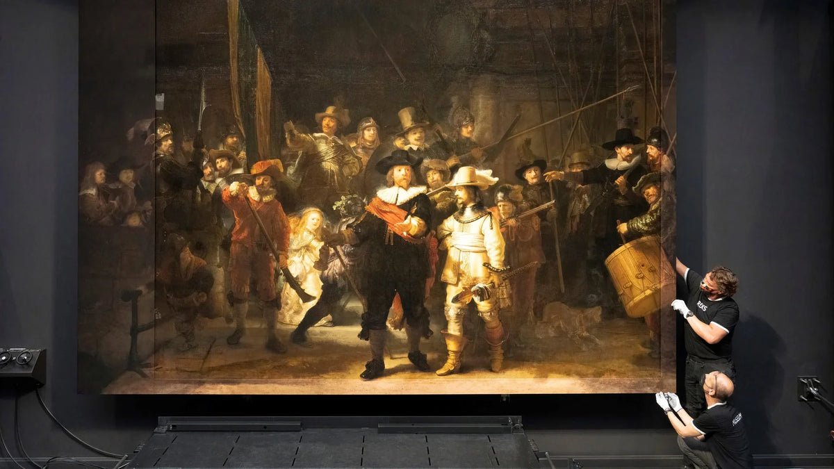 Reconstruction des parties perdues de La Ronde de nuit au Rijksmuseum