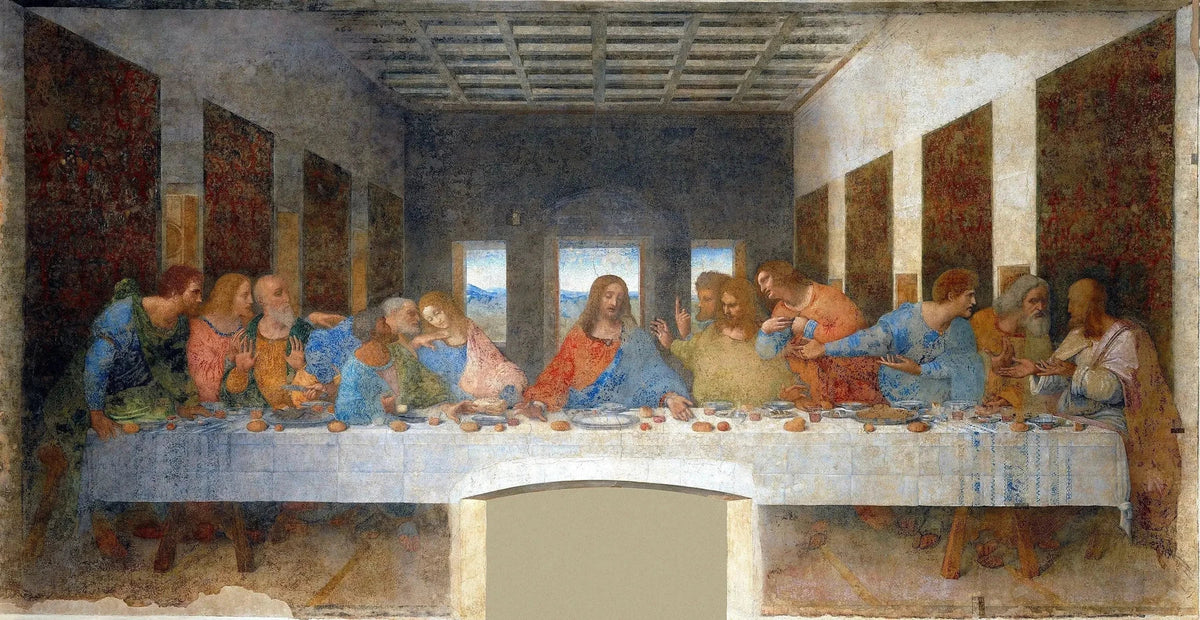La Cène de Léonard de Vinci, ouverture des 100 repas et scènes de table