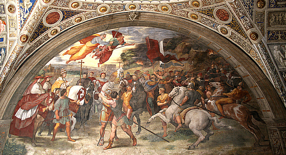 La Rencontre de Léon le Grand avec Attila - Raphaël Sanzio