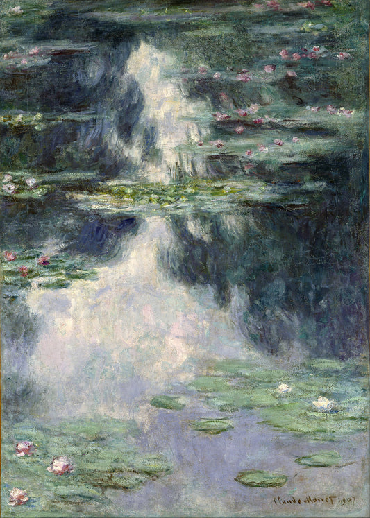 🌿 Пруд с кувшинками – Клод Моне (1907)