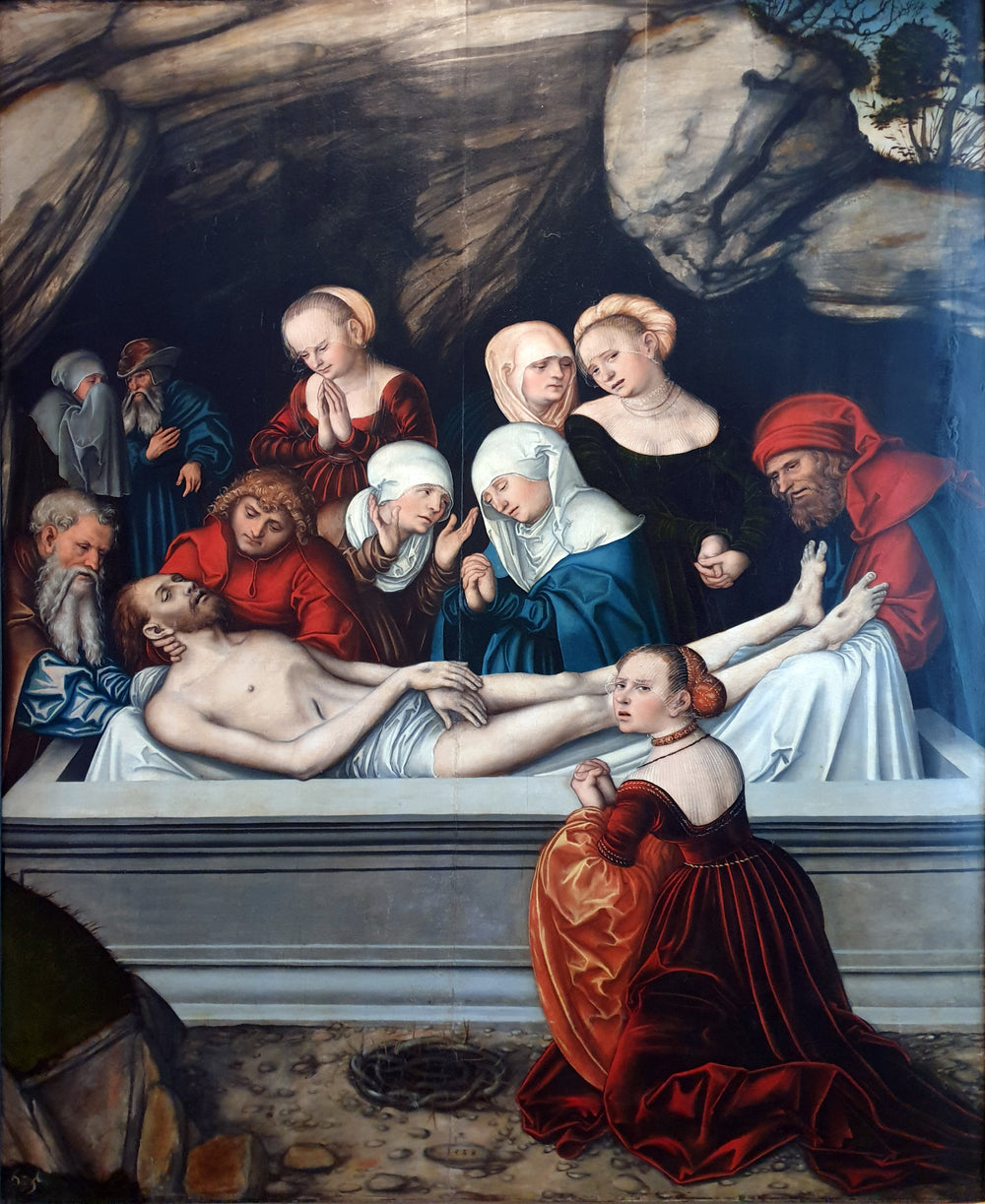 Cycle de la Passion: La Mise au Tombeau - Lucas Cranach the Elder - Alpha Reproduction