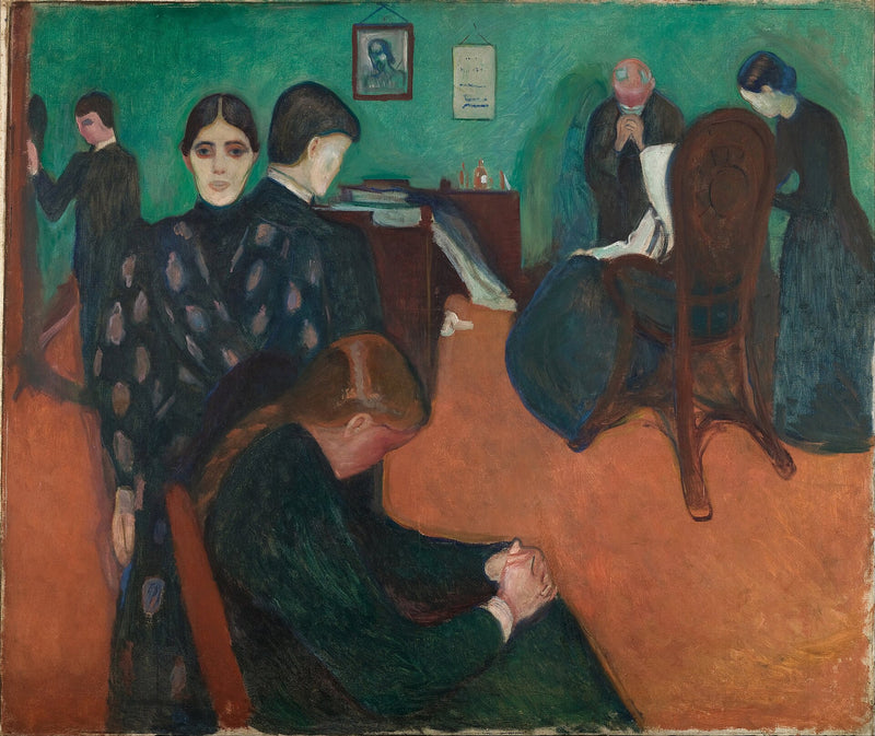 La Mort dans la chambre de la malade - Edvard Munch