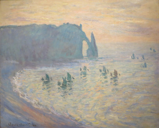 🏖️ Пляж в Этрета – Клод Моне (1885–1886)