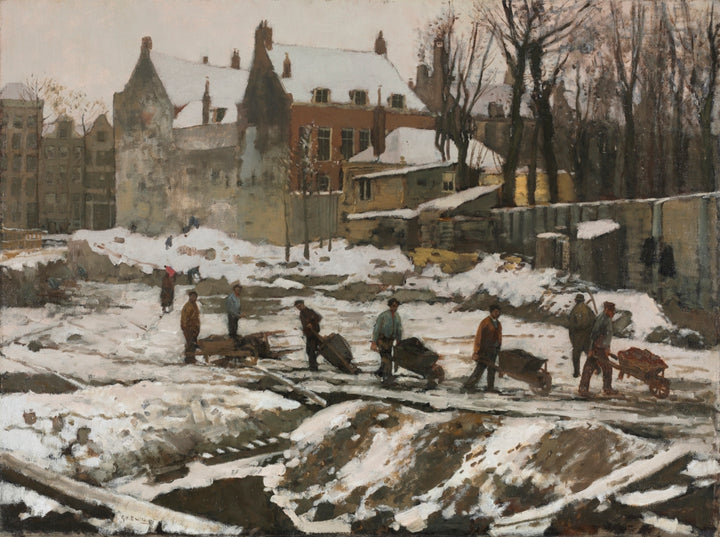Строительство в Амстердаме - George Hendrik Breitner