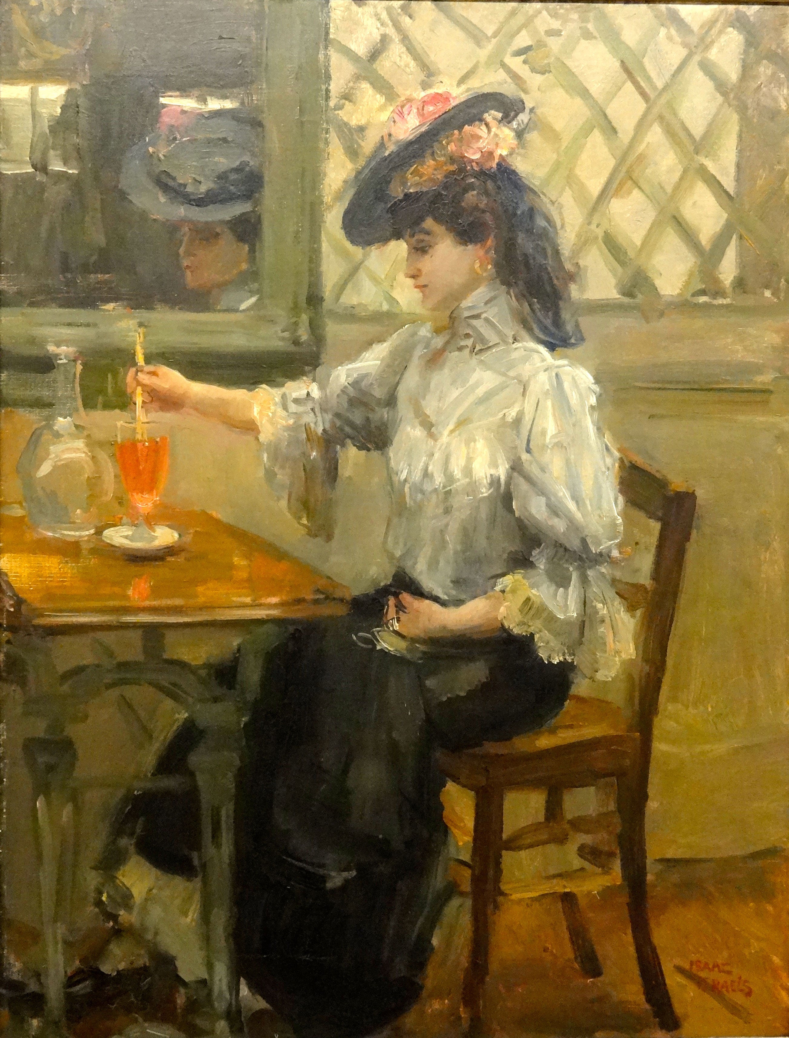 Dans le café - Isaac Israëls - Alpha Reproduction