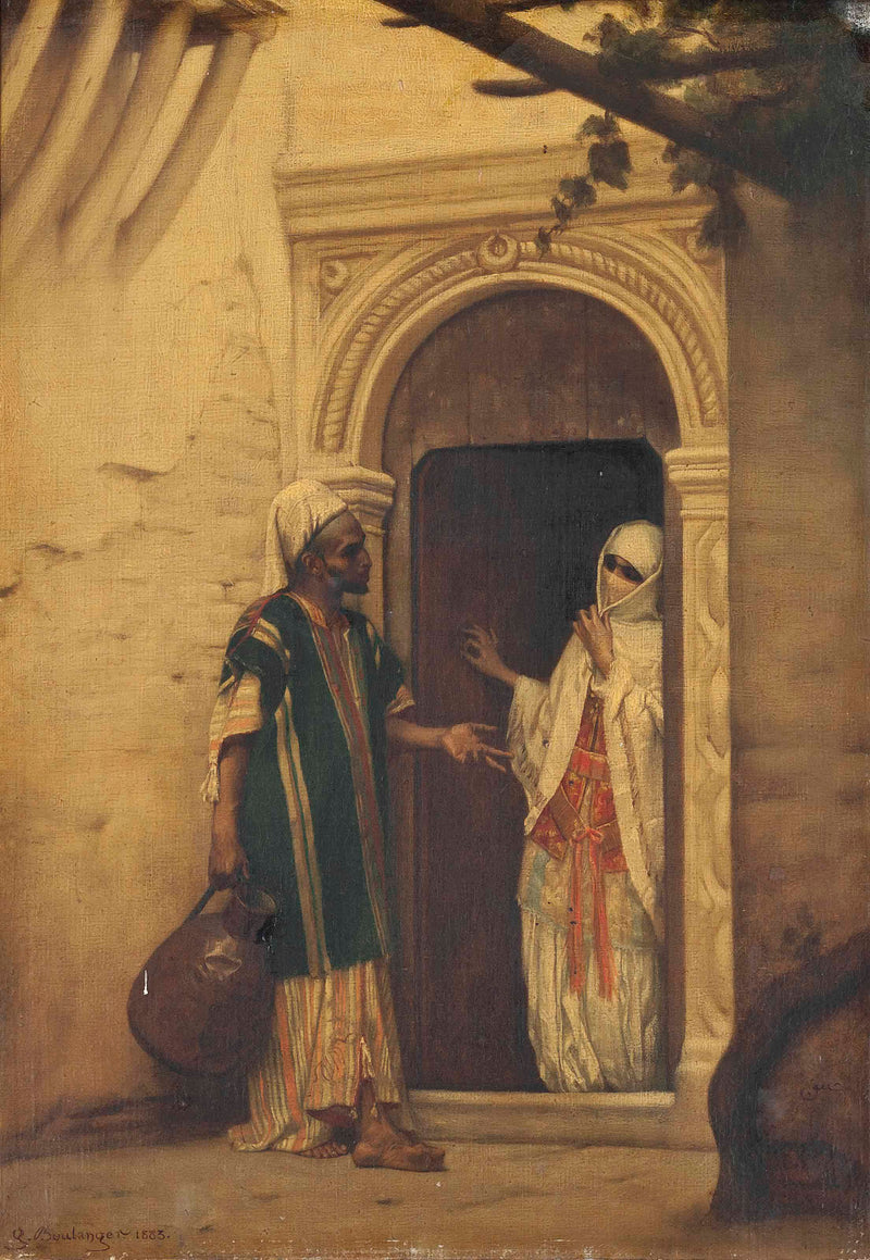 Un porteur d'eau à l'entrée du harem - Gustave Boulanger