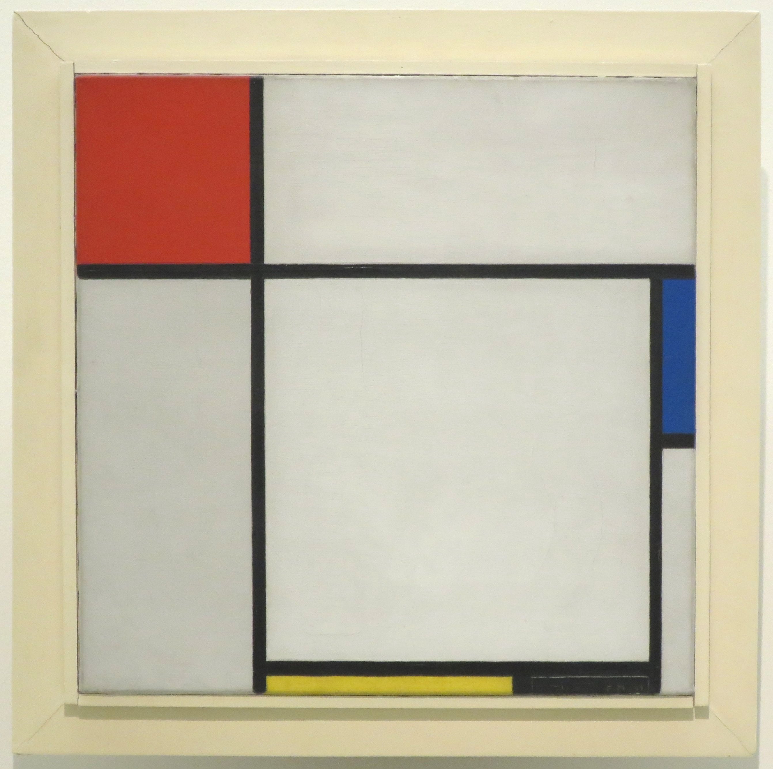 Reproduction du tableau « Composition - Piet Mondrian » par Alpha Reproduction en peinture à l’huile