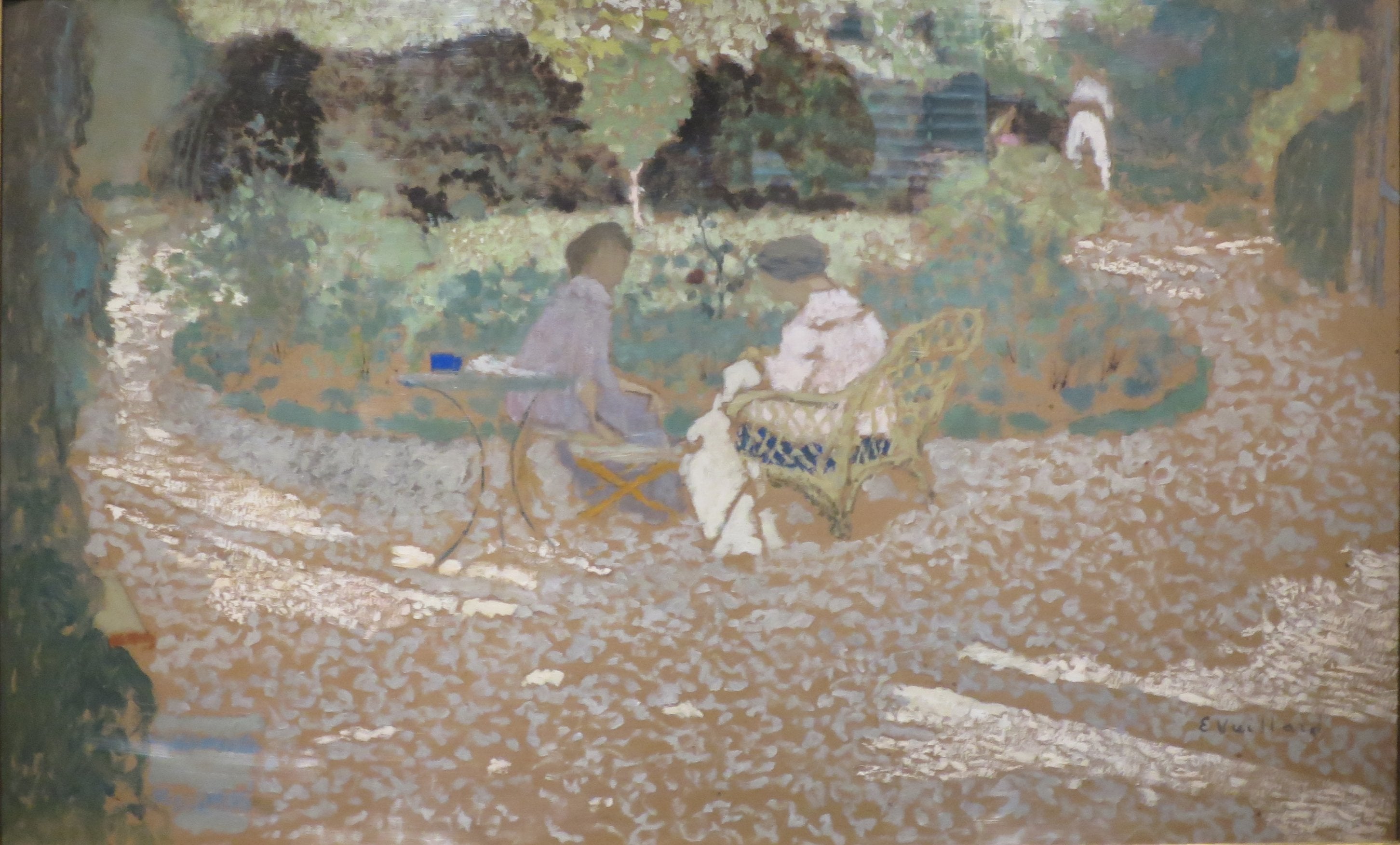 Scène dans un jardin - Édouard Vuillard