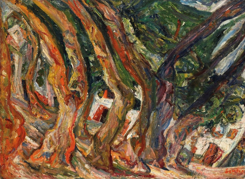 Les Platanes à Céret - Chaïm Soutine - Alpha Reproduction