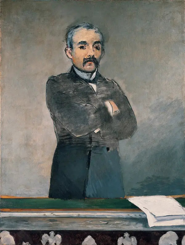 Reproduction du tableau « Portrait de Georges Clémenceau - Édouard Manet » par Alpha Reproduction en peinture à l’huile
