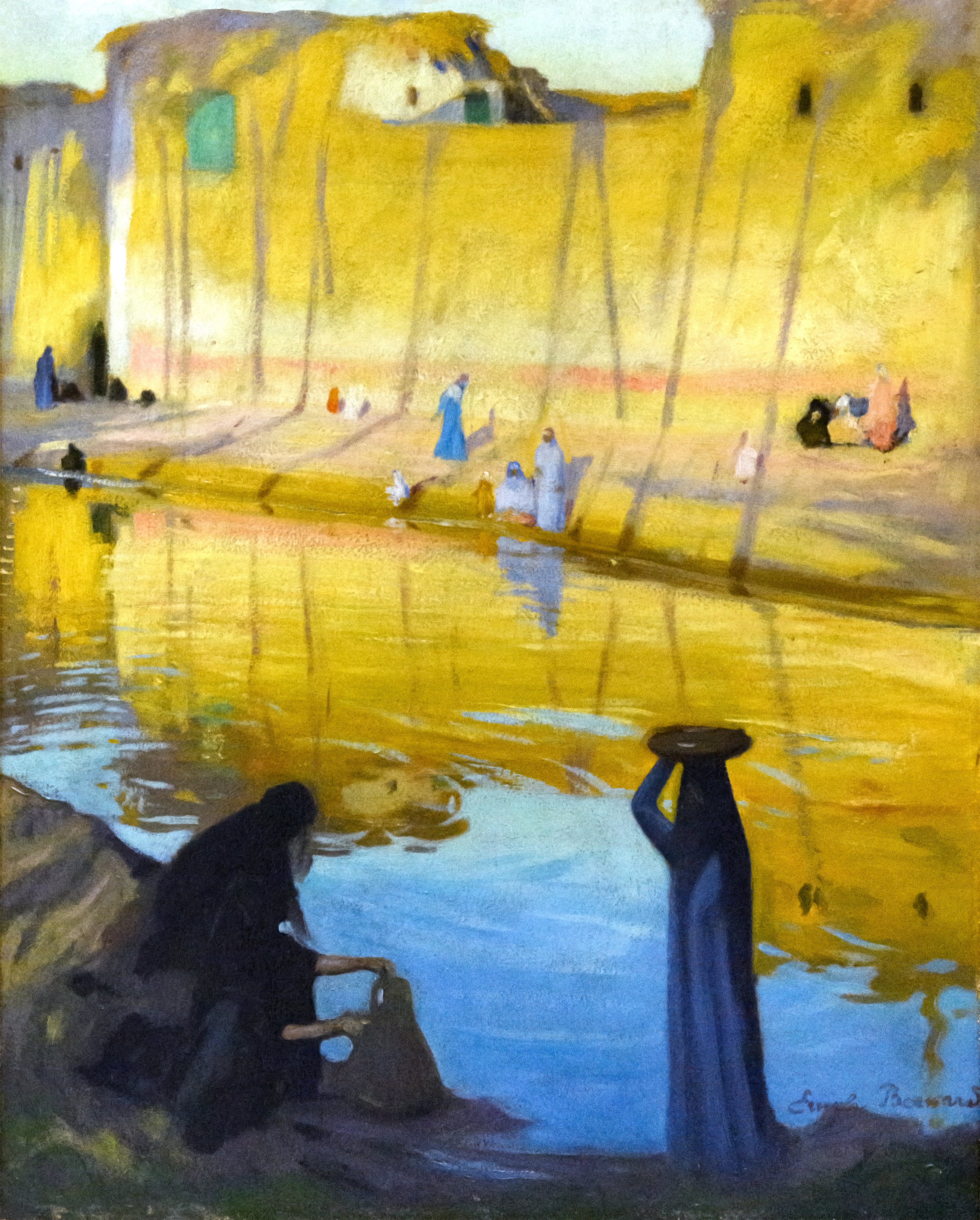 Bords du Nil à Marg effet du soir - Émile Bernard - Alpha Reproduction