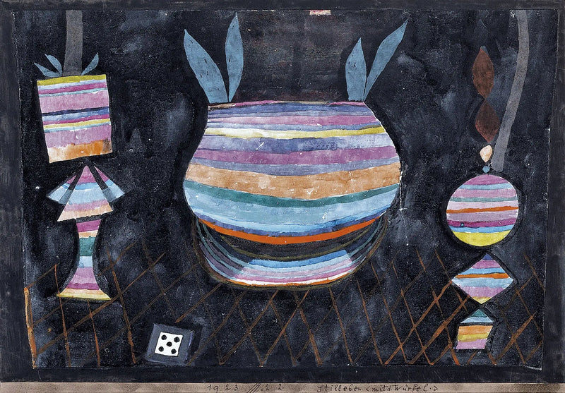 Натюрморт с кубиками - Поль Клее