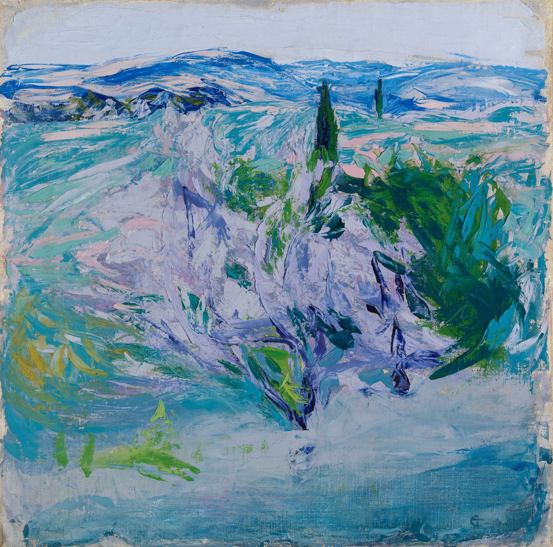 Oliveraie en Toscane, Ellen Thesleff, 1908