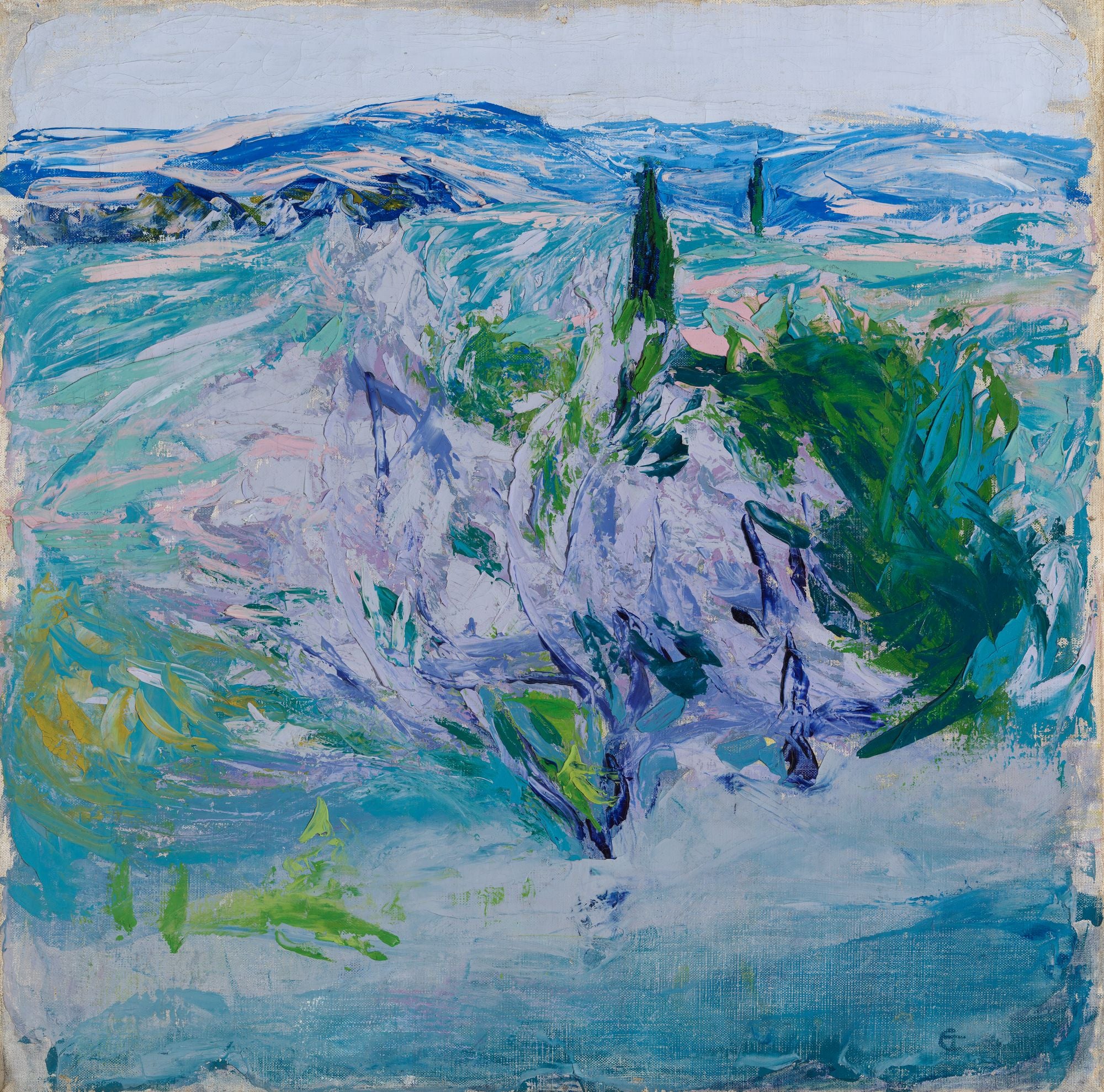 Oliveraie en Toscane, Ellen Thesleff, 1908