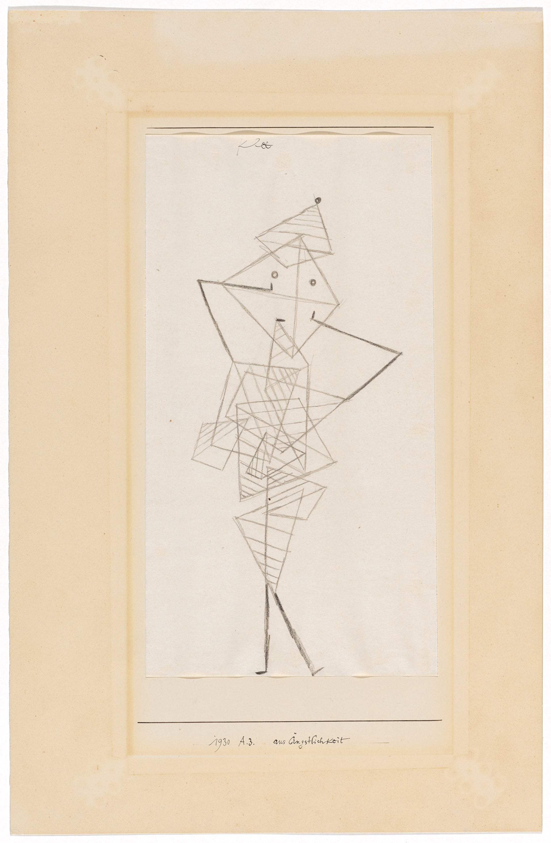 Out of fear - Paul Klee