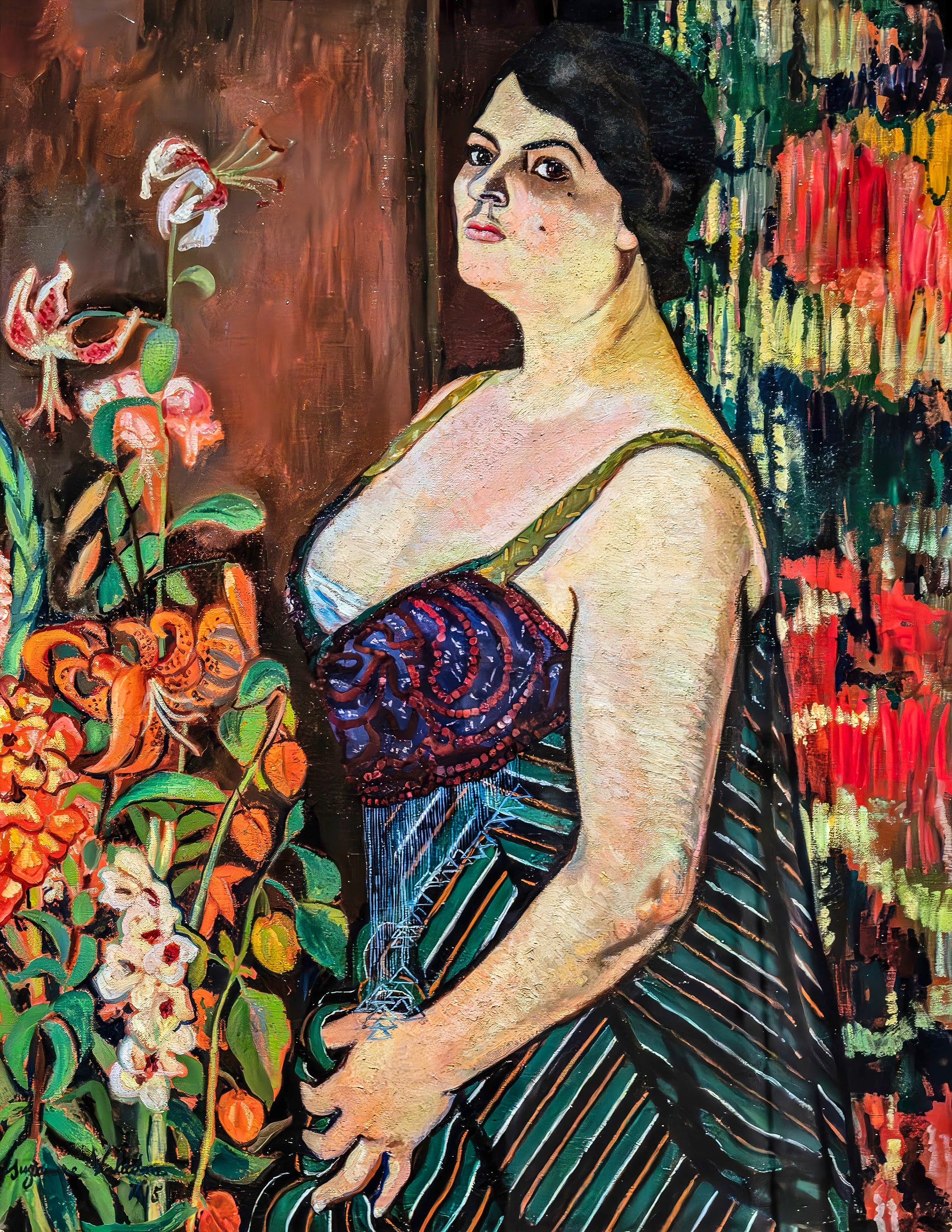 Portrait de Mauricia Coquiot - Suzanne Valadon