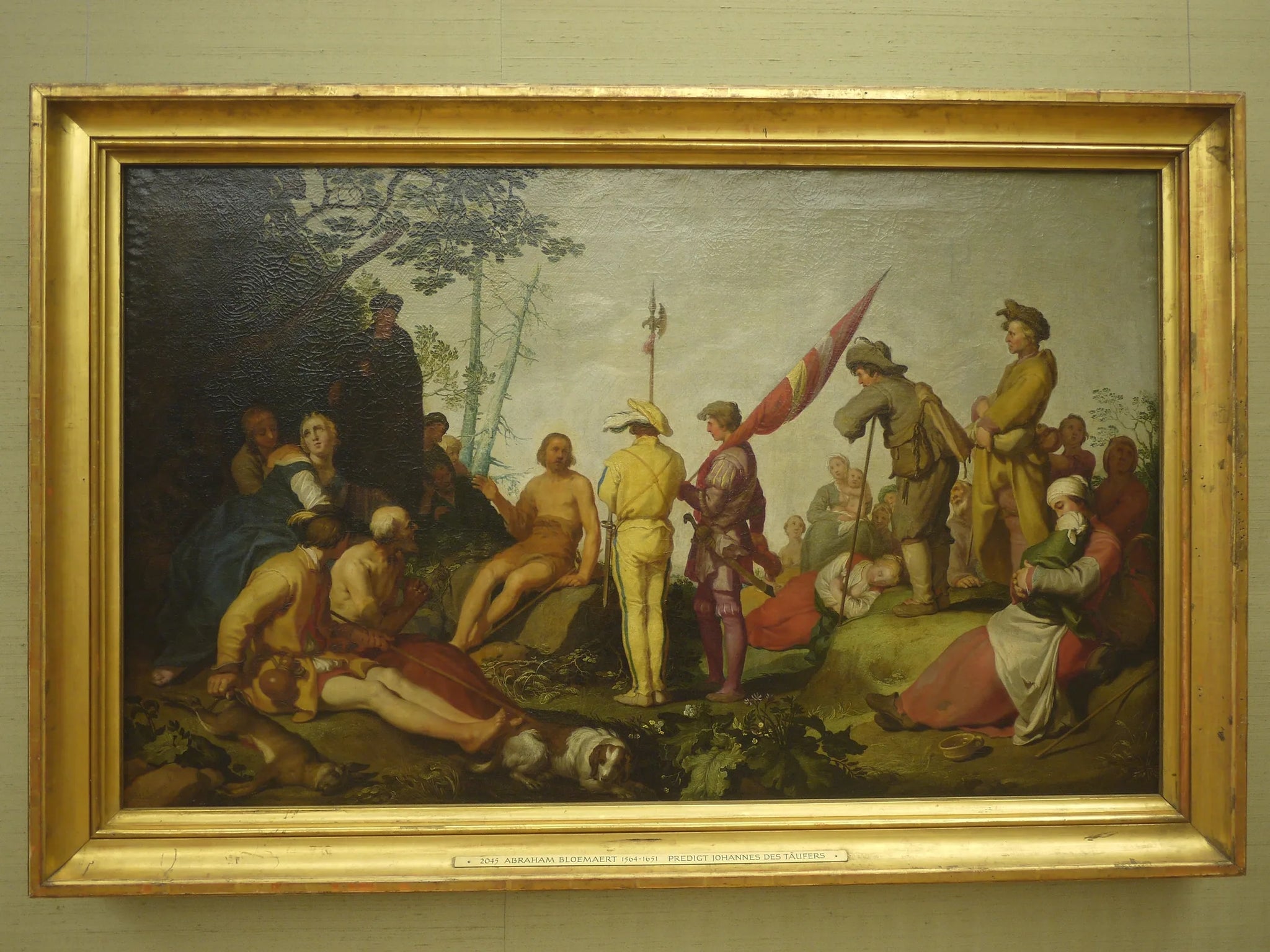 Johannes Täufer - Abraham Bloemaert image 1 reproduction de peinture à l’huile