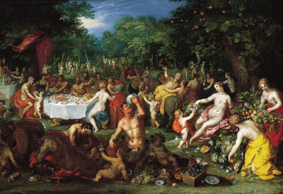 Une bacchanale - Jan Brueghel l'Ancien