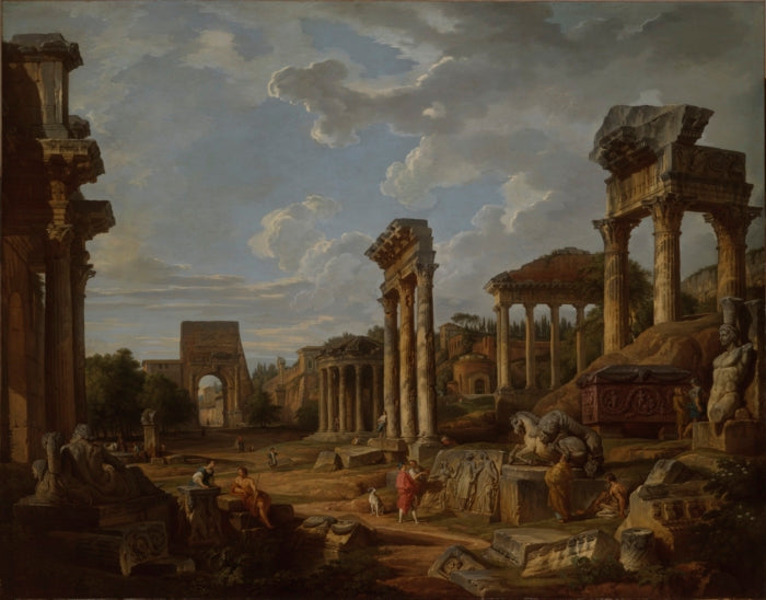 Un caprice du forum romain - Giovanni Paolo Panini