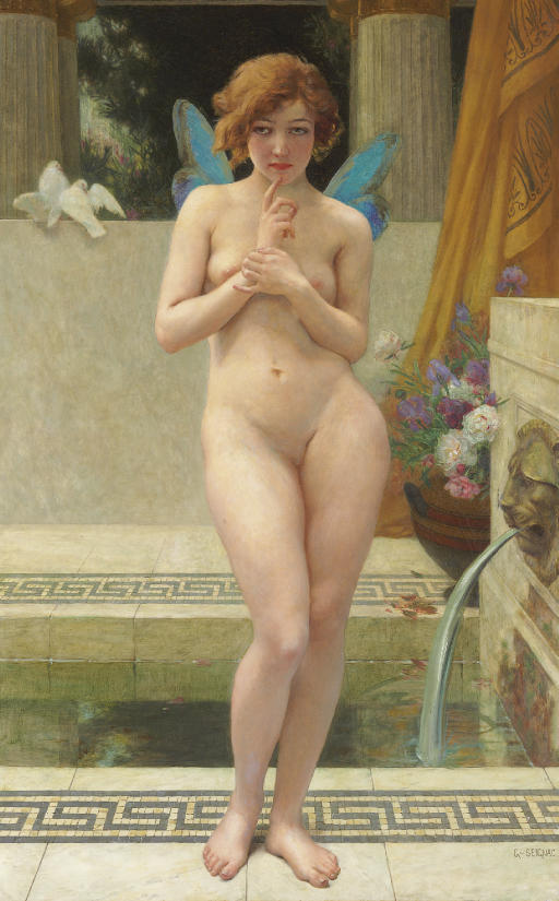 Psyché à la Fontaine - Guillaume Seignac