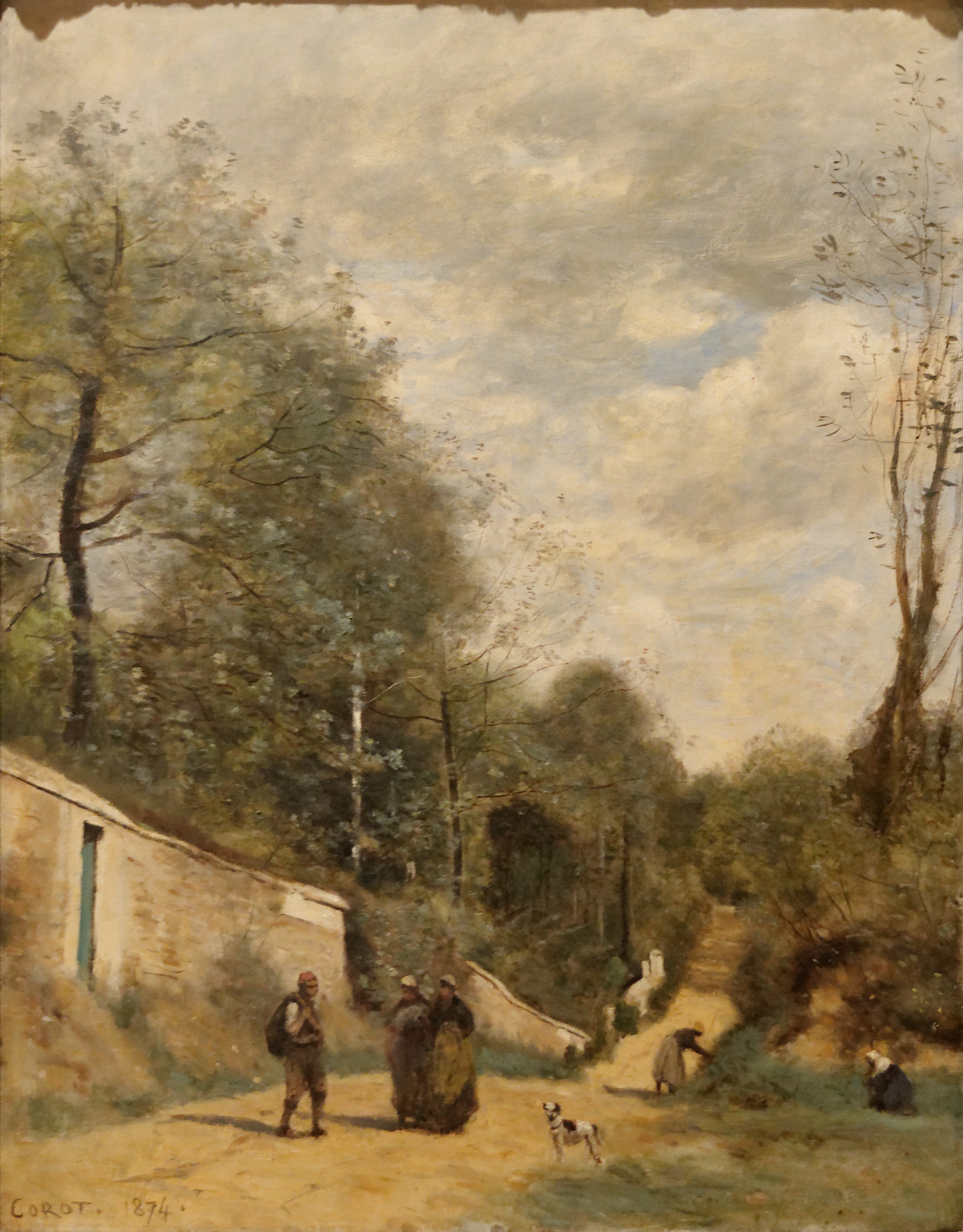 Ville-d'Avray, le chemin de la gare - Jean-Baptiste Camille Corot