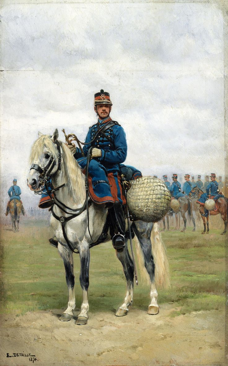 Un trompettiste à cheval - Édouard Detaille - Alpha Reproduction