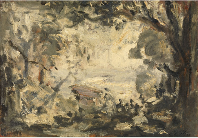 Une scène de forêt - Philip Wilson Steer