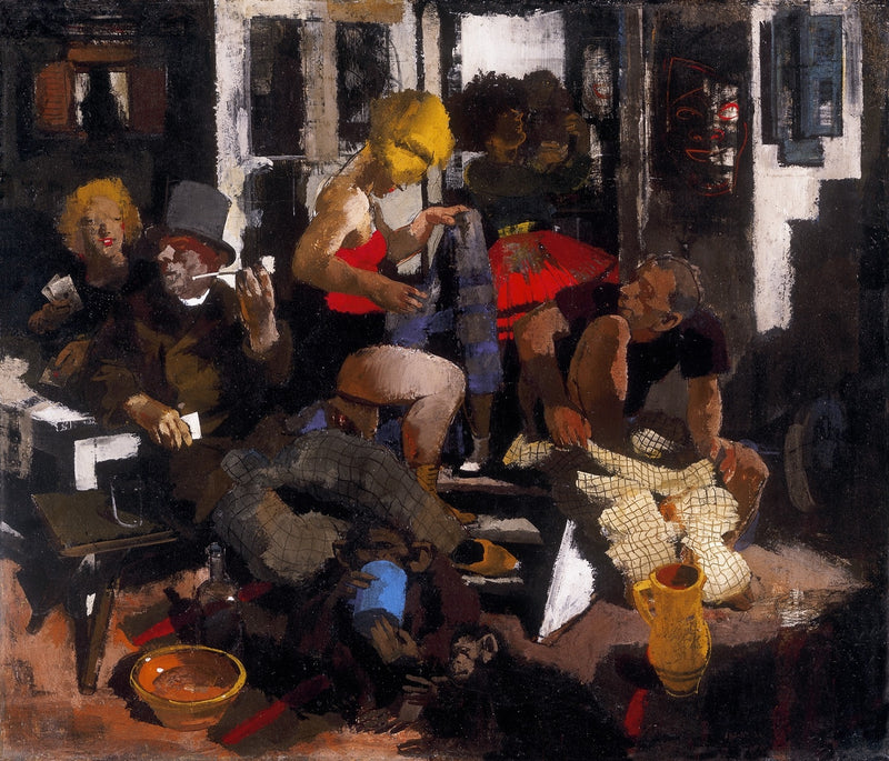 Clowns - Vilmos Aba-Novák
