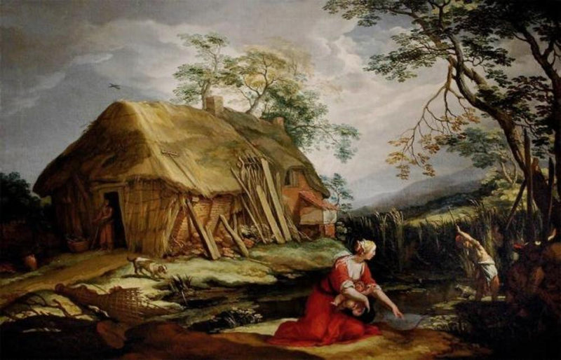 Paysage avec Latone (Ovide, Métamorphoses) - Abraham Bloemaert