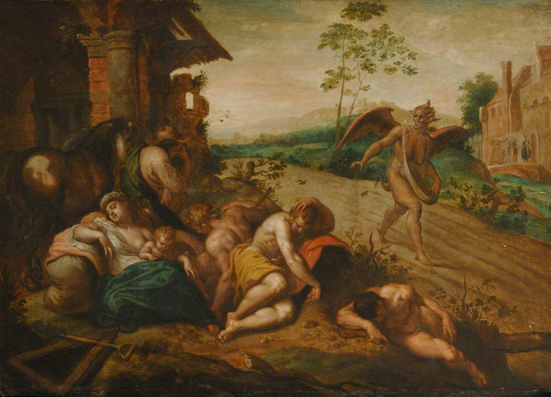 Le diable semant l'ivraie - Abraham Bloemaert