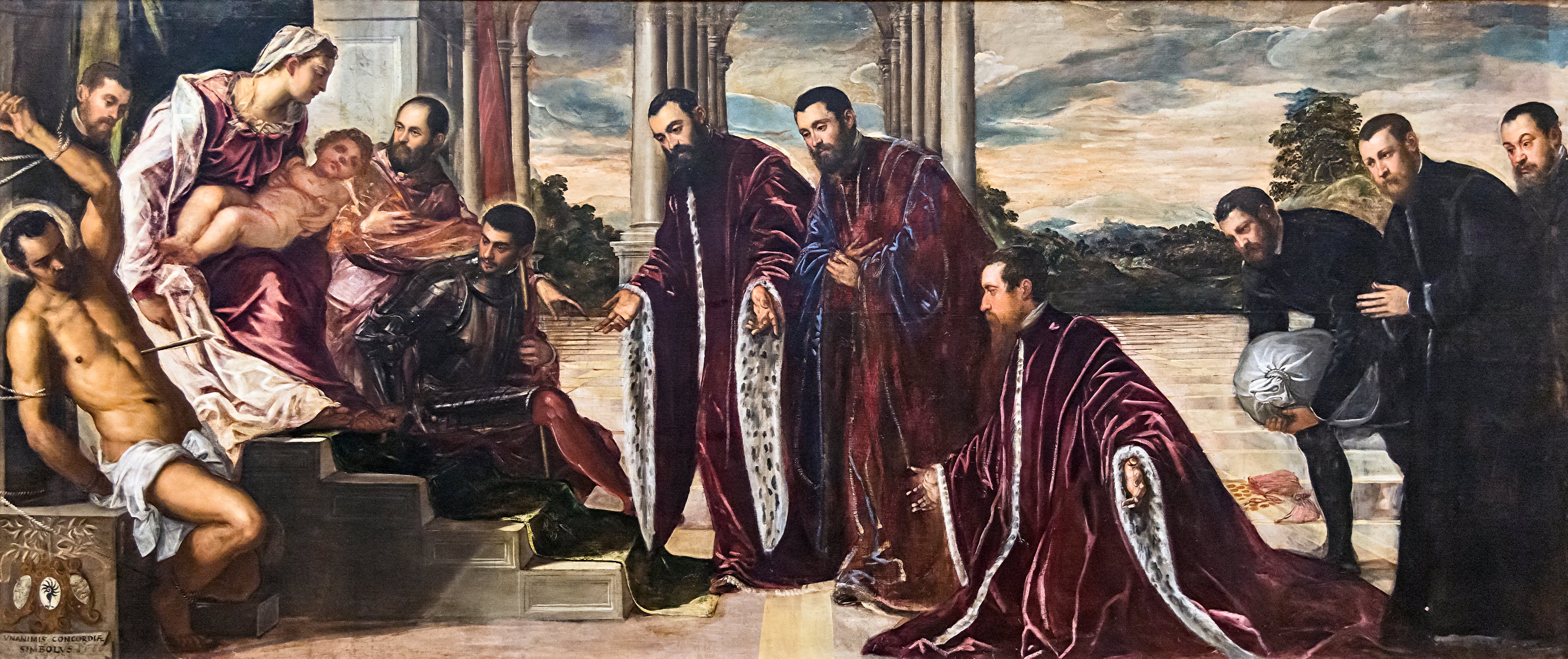 La Madone des Camerlenghi - Jacopo Tintoretto