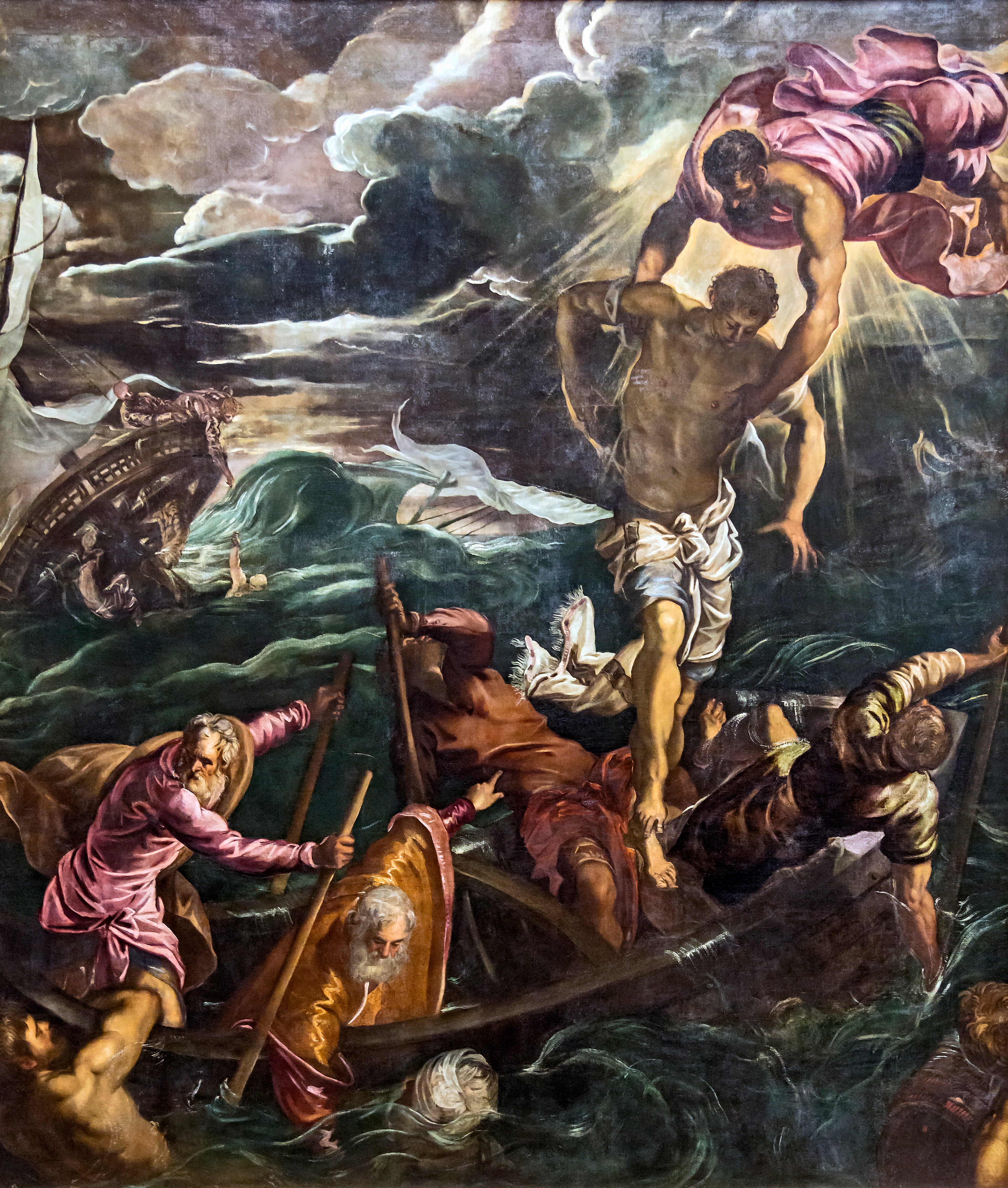 Saint Marc sauvant un Sarrasin du naufrage - Jacopo Tintoretto