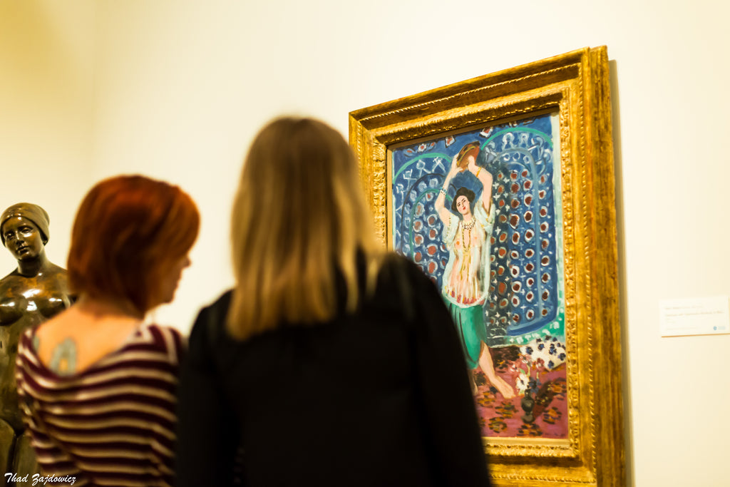 Одали́ска с тамбури́ном (Гармо́ния в сини́м) - Анри Матисс