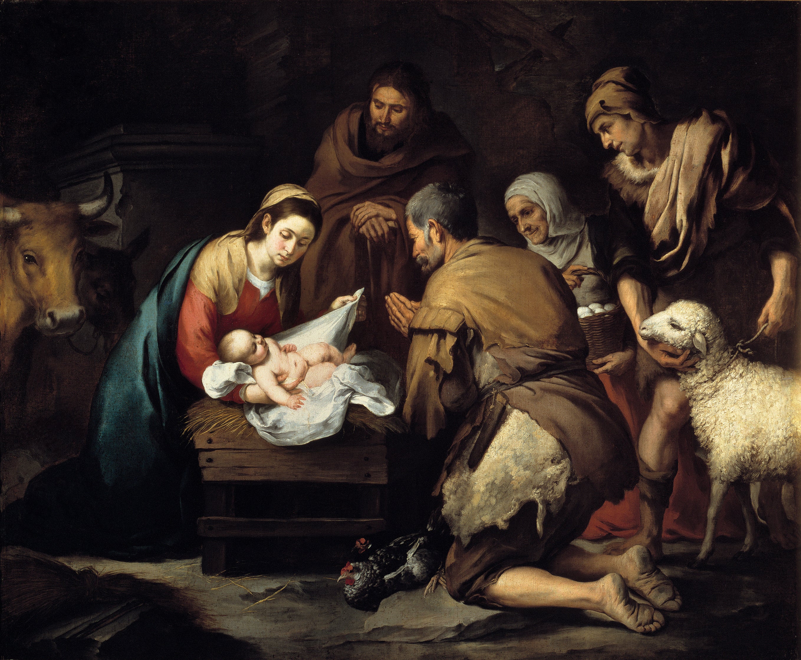 L'Adoration des bergers - Bartolomé Esteban Murillo