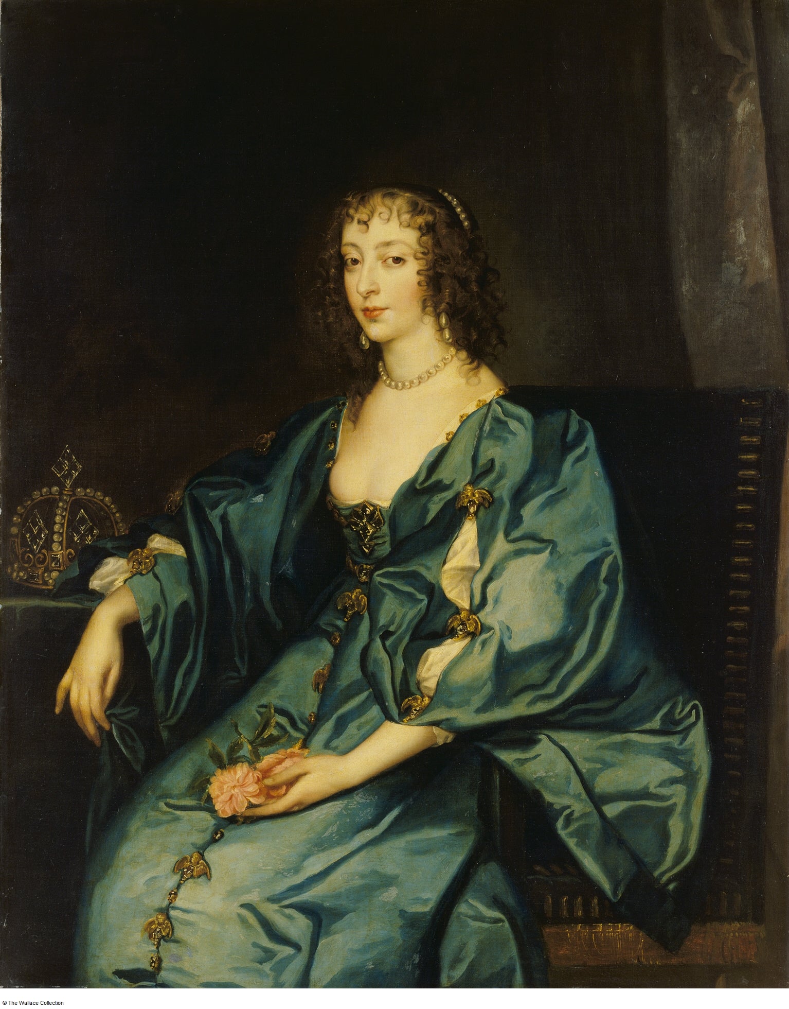 La reine Henriette Marie - Antoine van Dyck