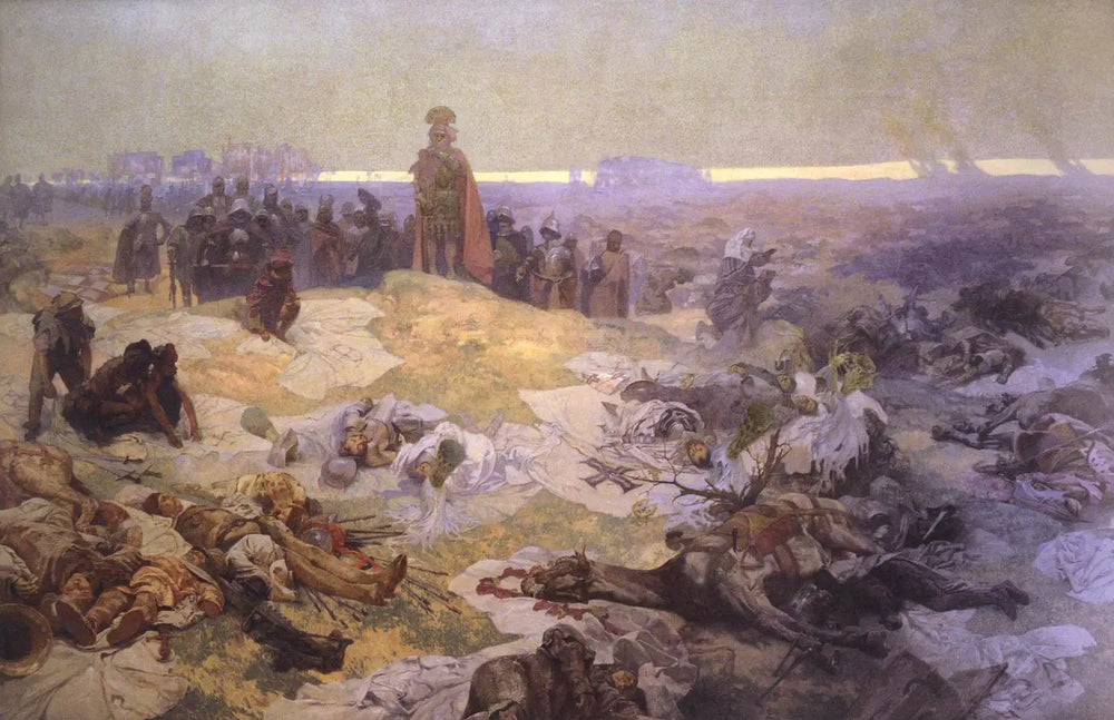 Après la Bataille de Grunwald - Alphonse Mucha - Alpha Reproduction