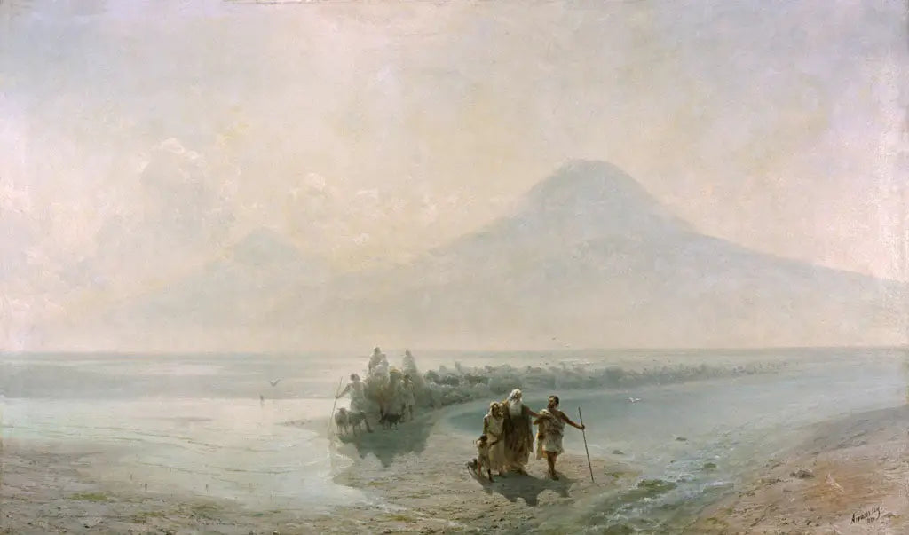 La Descente de Noé du mont Ararat - Ivan Aïvazovski - Alpha Reproduction