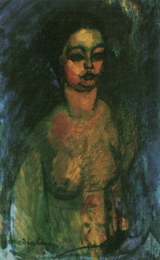 Reproduction du tableau « Nu (La petite Jeanne) - Amedeo Modigliani » par Alpha Reproduction en peinture à l’huile